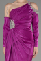 Robe de Soirée Longue Fushia ABU3976