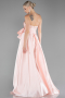 Robe De Soirée Satin Longue Poudre ABU3674