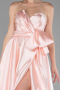 Robe De Soirée Satin Longue Poudre ABU3674