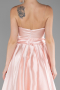 Robe De Soirée Satin Longue Poudre ABU3674