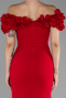 Robe de Soirée Longue Rouge ABU4080