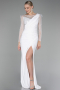 Robe de Soirée Longue Blanc ABU4117