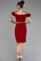 Robe de Cérémonie Courte Rouge ABK2120