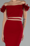Robe de Cérémonie Courte Rouge ABK2120