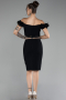 Robe de Cérémonie Courte Noir ABK2120
