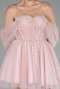Robe De Fiançaille Mini Poudre ABK2109