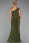 Robe De Fiançailles Grande Taille Longue Kaki ABU4148