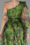 Robe de Soirée Longue Vert ABU4206