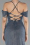 Robe de Soirée Longue Indigo ABU4212