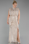 Robe De Soirée Grande Taille Squameuse Longue Vison ABU3115