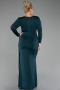 Robe de Soirée Grande Taille Longue Émeraude ABU3544
