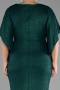 Robe De Soirée Grande Taille Longue Émeraude ABU3280