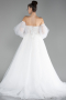 Robes de Mariage Longue Blanc ABG112