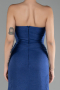 Robe de Soirée Longue Bleu Marine ABU4247