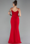 Robe de Soirée Longue Rouge ABU4299