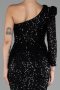Robe de Soirée Longue Noir ABU4302