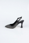 Stiletto Pierreux Noir MJ4103