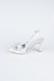 Chaussure de soirée Satin Argent MJS4100