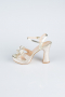 Chaussure Coupe Au Laser Or MJL2331