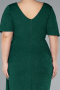 Robe De Invitation Grande Taille Midi Émeraude ABK2146