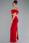 Robe de Soirée Longue Rouge ABU3602