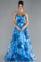 Robe de Soirée Longue Indigo ABU5028