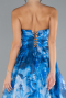 Robe de Soirée Longue Indigo ABU5028