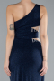 Robe de Soirée Longue Bleu Marine ABU3702