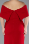Robe De Soirée Grande Taille Longue Rouge ABU3945