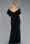 Robe De Soirée Grande Taille Longue Noir ABU3945