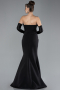 Robe de Soirée Longue Noir ABU4398