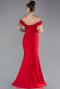Robe de Soirée Longue Rouge ABU4400