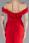 Robe de Soirée Longue Rouge ABU4400