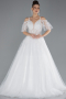 Robe de Mariée Grande Taillev Longue Blanc ABG043