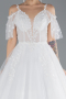 Robe de Mariée Grande Taillev Longue Blanc ABG043