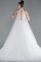 Robe de Mariée Grande Taillev Longue Blanc ABG108