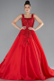 Robes De Soirée Grande Taille Longue Rouge ABU3747