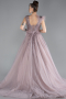Robes De Soirée Grande Taille Longue Couleur Rose ABU4455