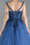 Robes De Soirée Grande Taille Longue Indigo ABU4457