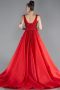Robes De Soirée Grande Taille Longue Rouge ABU4487