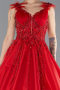 Robes De Soirée Grande Taille Longue Rouge ABU4487