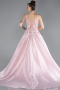 Robe De Fiançailles Grande Taille Longue Poudre ABU4461