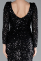 Robe de Soirée Longue Noir ABU4512