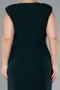 Robe De Fête Grande Taille Midi Émeraude ABK2190