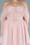 Robe De Mariée Grande Taille Mini Poudre ABK2110