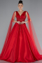 Robes De Soirée Grande Taille Longue Rouge ABU4454