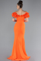 Robe De Soirée Longue Orange ABU4080