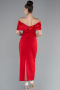 Robe De Soirée Midi Rouge ABK2212