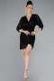 Robe De Cérémonie Squameuse Courte Noir ABK1912