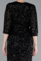 Robe De Cérémonie Squameuse Courte Noir ABK1912